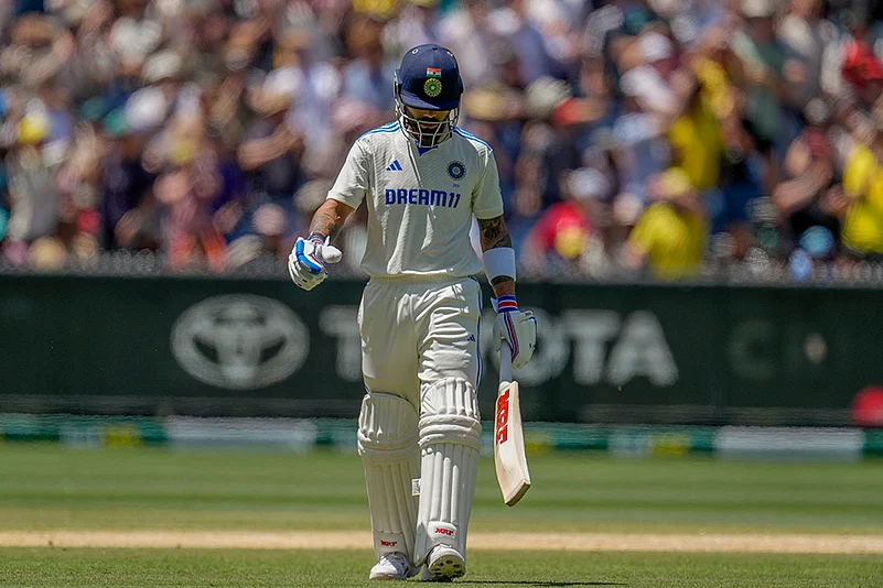 BGT series at Melbourne Cricket Ground MCG IND Vs AUS Boxing Day 4th Test Day 5 Pics: Virat Kohli