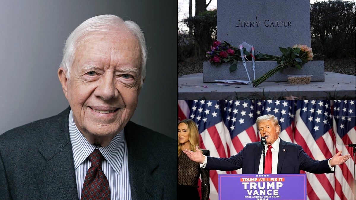 | Photo: AP : Ex-US President Jimmy Carter's Funeral To Impact Donald Trump's Inauguration 