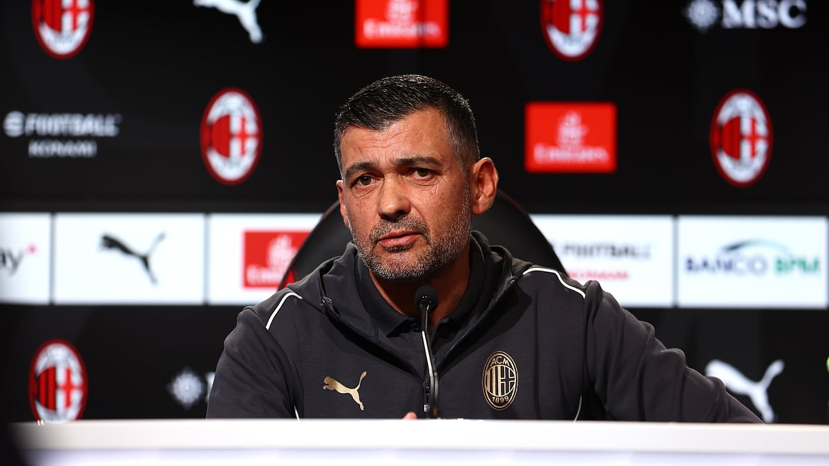 Sergio Conceicao at AC Milan's press conference