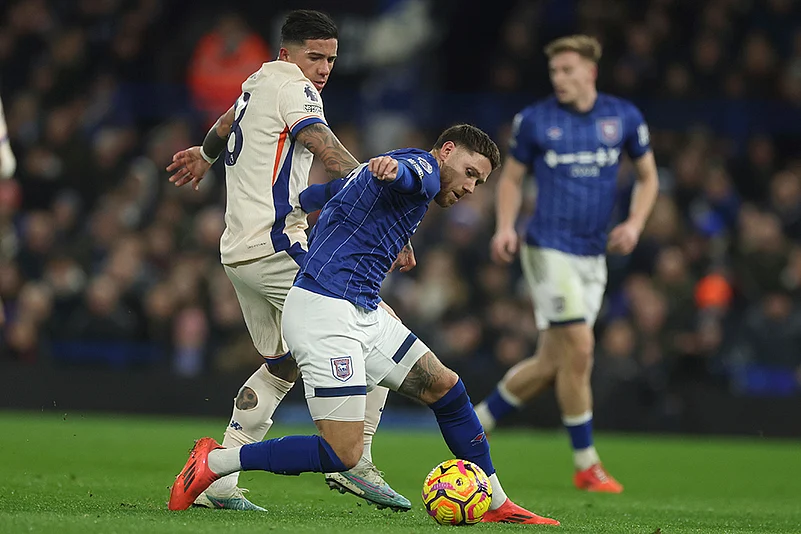 English Premier League soccer Ipswich Town and Chelsea match pics: Enzo Fernandez