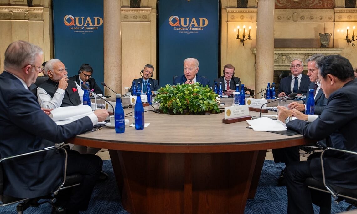 White House : India and other Quad nations give a joint statement to mark the 20th anniversary of the Quad.