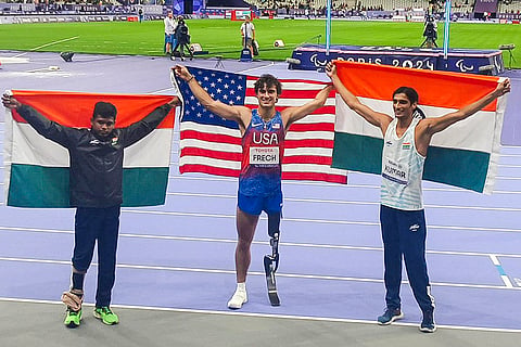 Sharad Kumar (right) and Mariyappan Thangavelu (left)