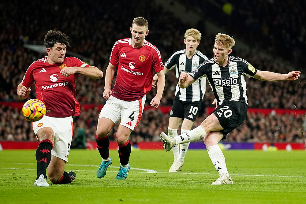 English Premier League soccer Manchester United and Newcastle match pics: Harry Maguire