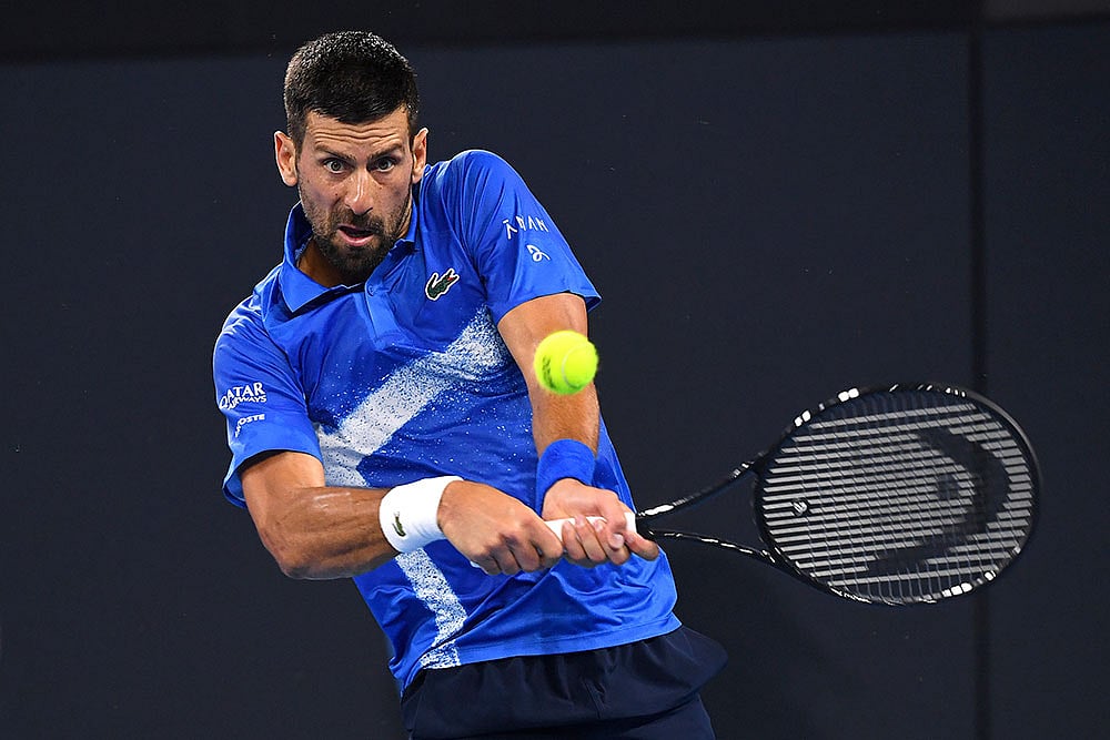 Brisbane International Tennis Novak Djokovic
