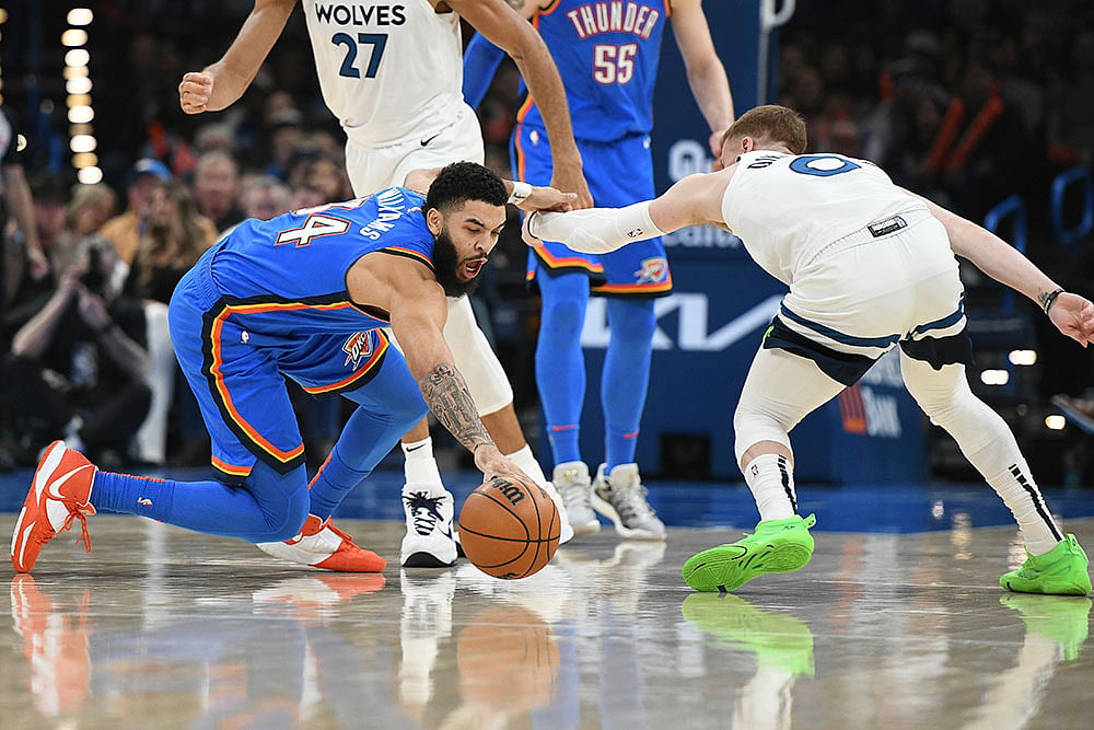NBA Basketball Game: Oklahoma City Thunder vs Minnesota Timberwolves