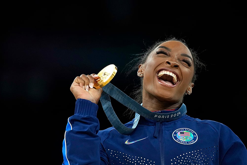 Year-Ender 2024: Women Athletes Dominate in 2024 Photos: Simone Biles