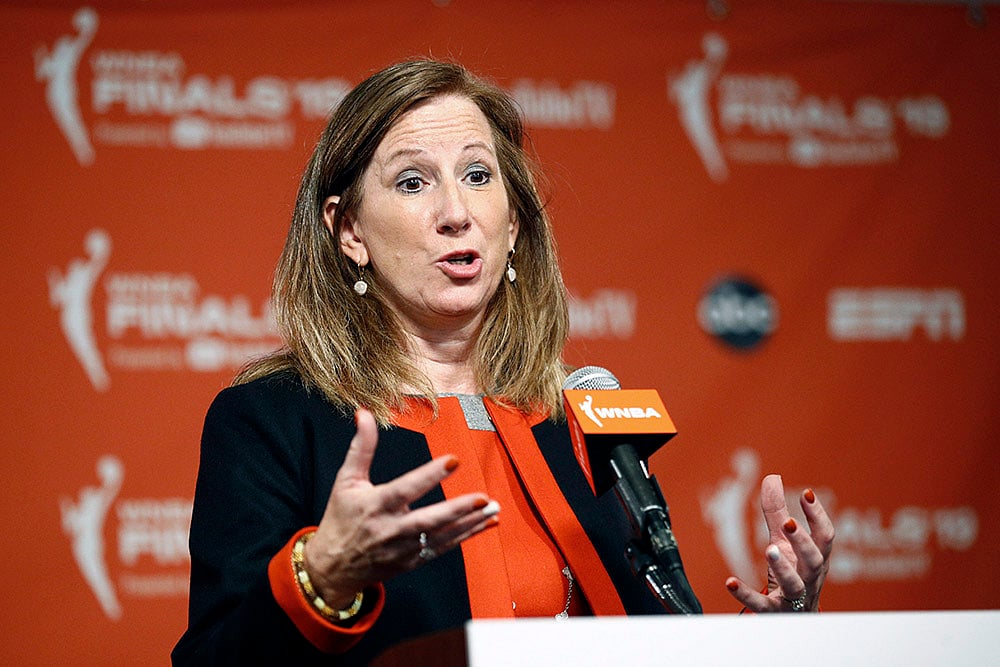 Year-Ender 2024: Womens Sports Negative Attention Photos: Cathy Engelbert