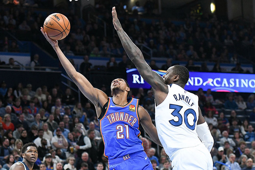 NBA Basketball Game: Minnesota Timberwolves vs Oklahoma City Thunder
