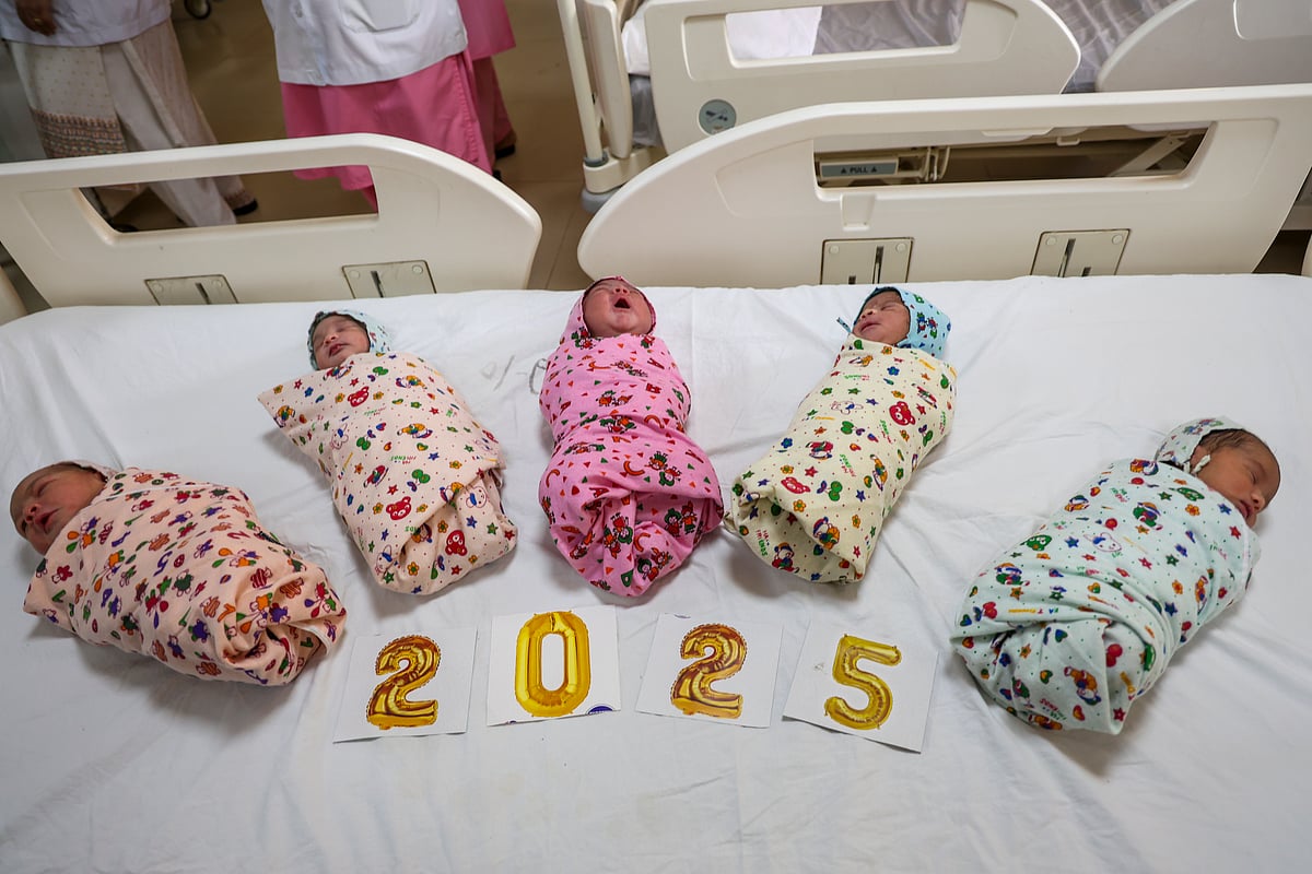| Photo: PTI : First day of New Year 2025