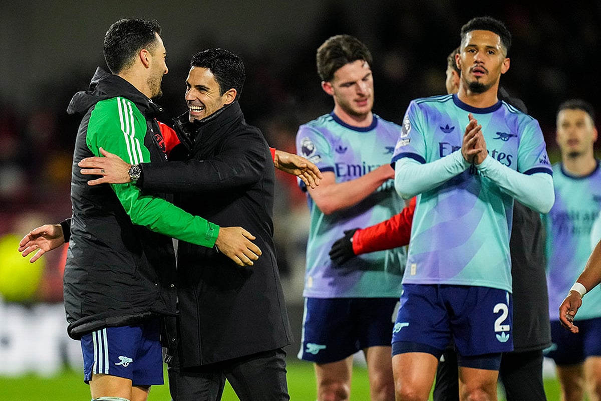 English Premier League soccer match Brentford and Arsenal football Pics: