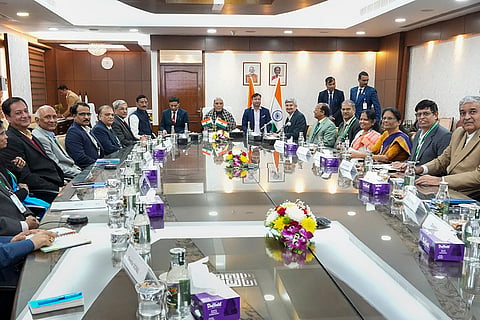 Rajnath Singh visits DRDO HQ