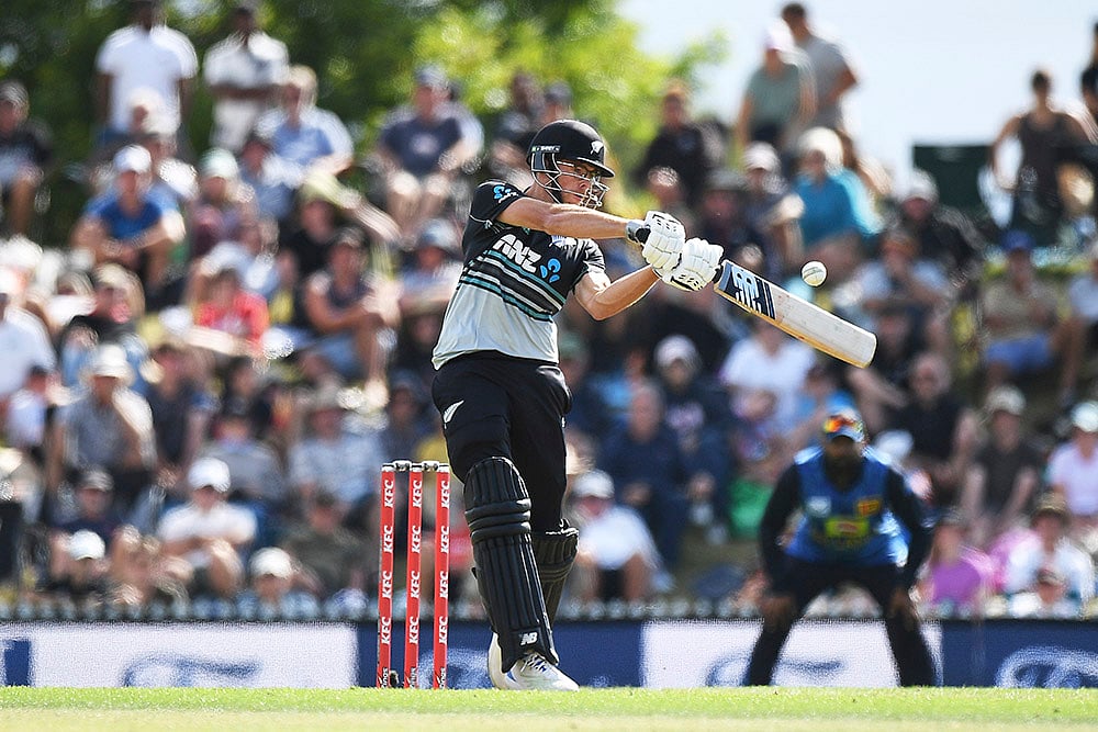 New Zealand Vs Sri Lanka Cricket NZ Vs SL 3rd T20I photo gallery: Mitchell Santner