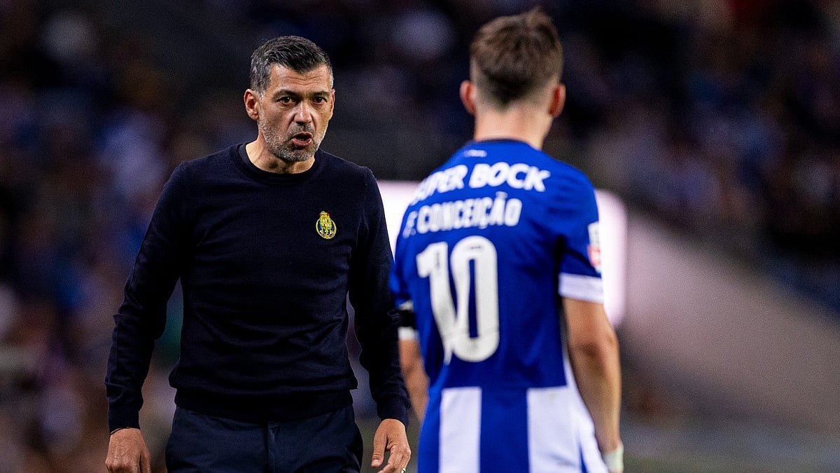 Sergio Conceicao and his son, Francisco
