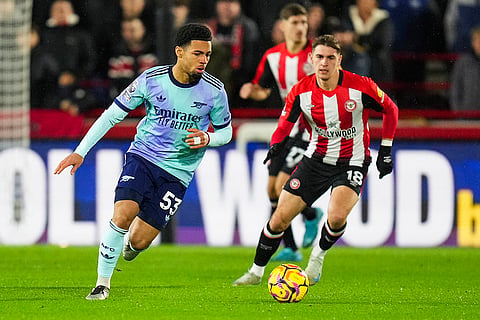 EPL 2024-25: Arsenal's Ethan Nwaneri runs with the ball