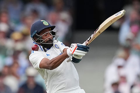 AUS vs IND 5th Test Day1: India's Mohammed Siraj reacts as he is hit while batting