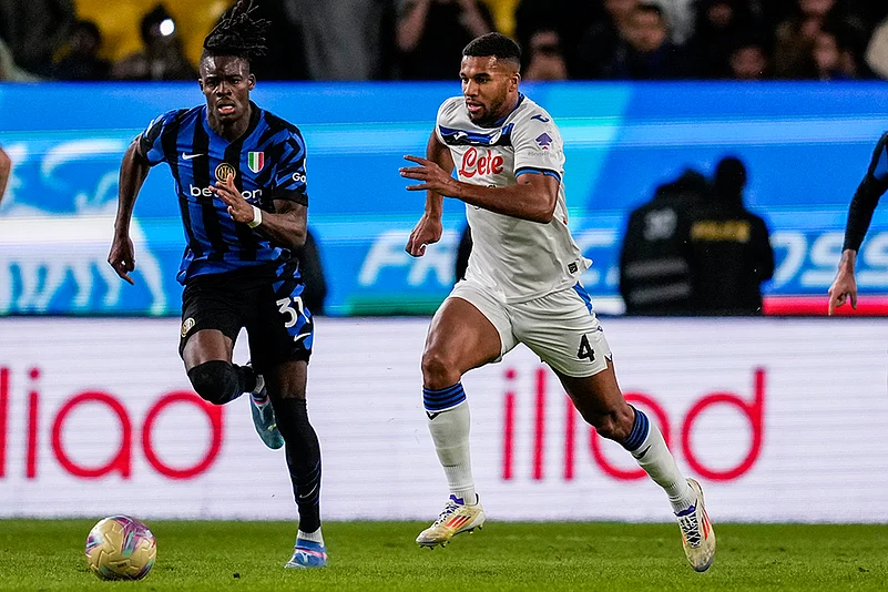 Saudi Italian Super Cup semifinal soccer match Inter Milan vs Atlanta pics: Yann Bisseck