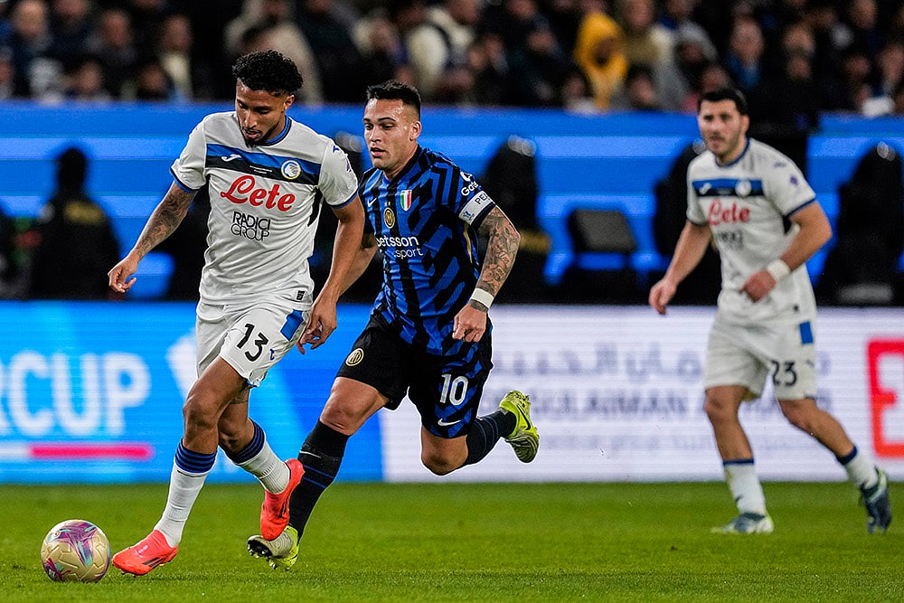Saudi Italian Super Cup semifinal soccer match Inter Milan vs Atlanta pics: Ederson