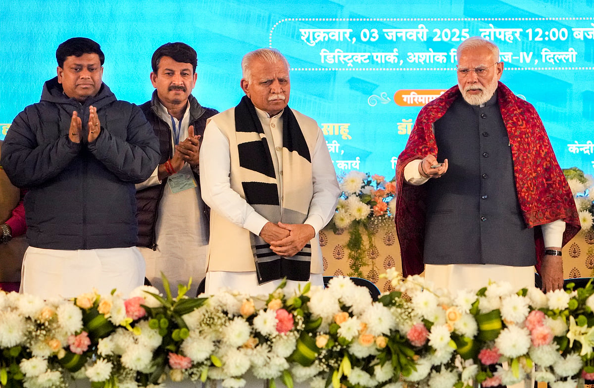 PTI : PM Modi inaugurates development projects in Delhi on Friday