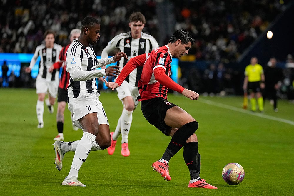 Football: Juventus vs AC Milan