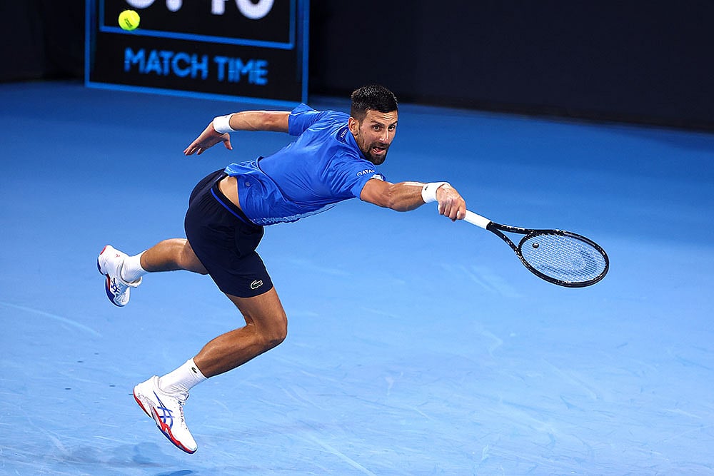 Brisbane International Tennis Tournament Novak Djokovic