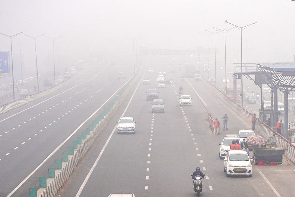 Fog in Delhi