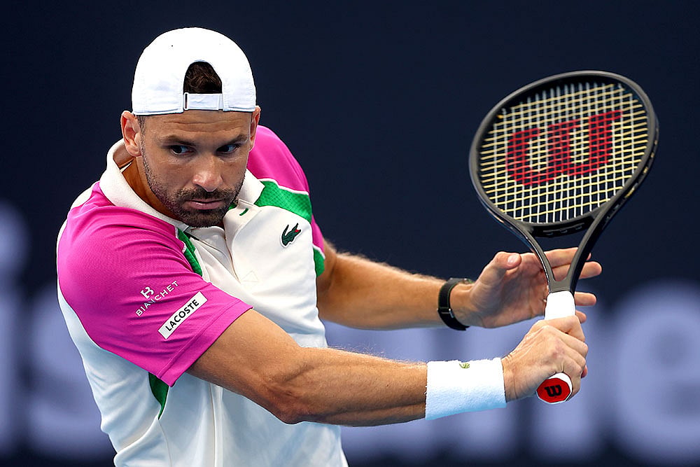 Brisbane International Tennis Tournament Grigor Dimitrov
