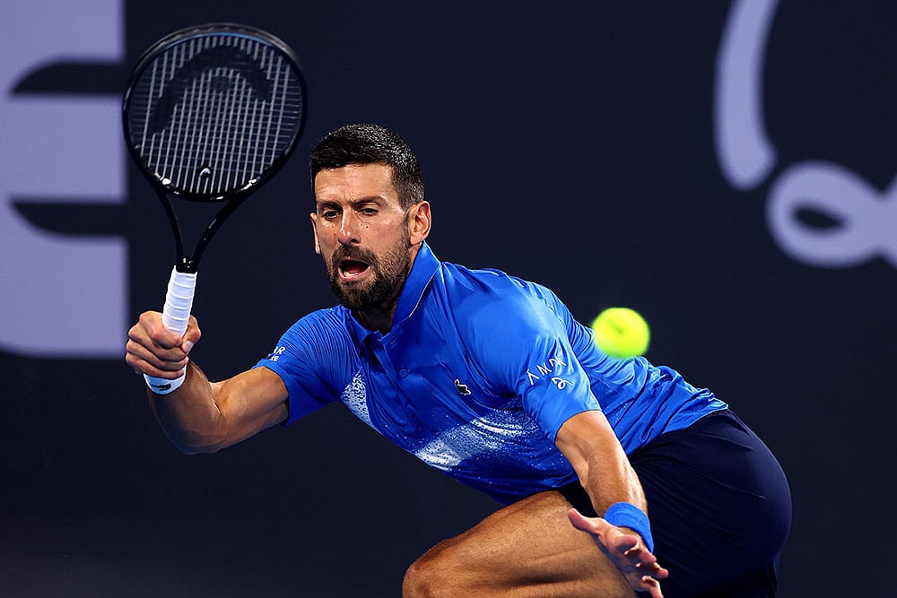 Brisbane International Tennis Tournament Novak Djokovic