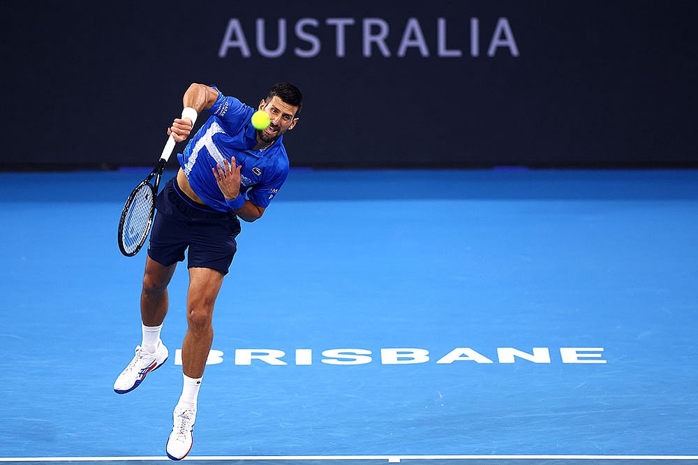 Brisbane International Tennis Novak Djokovic