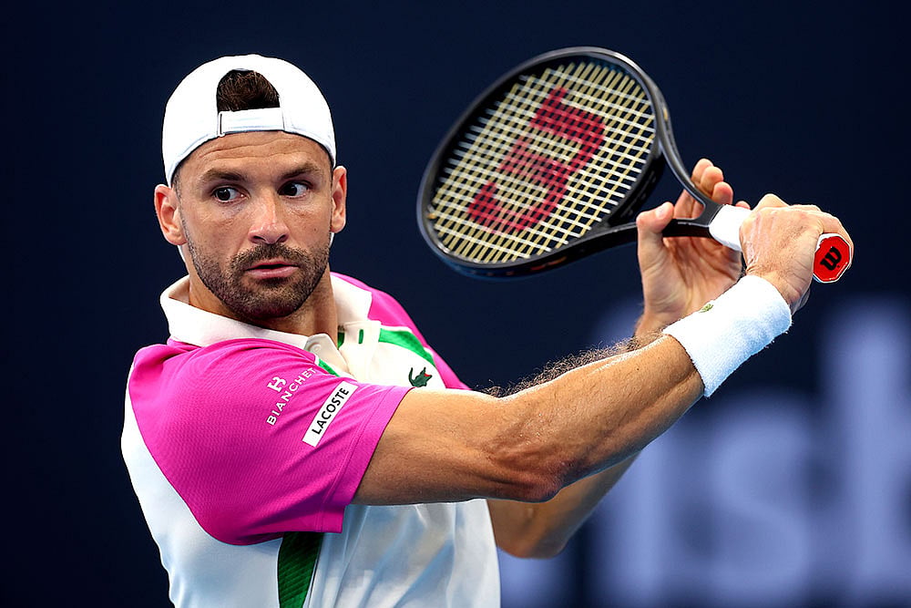 Brisbane International Tennis Tournament Grigor Dimitrov