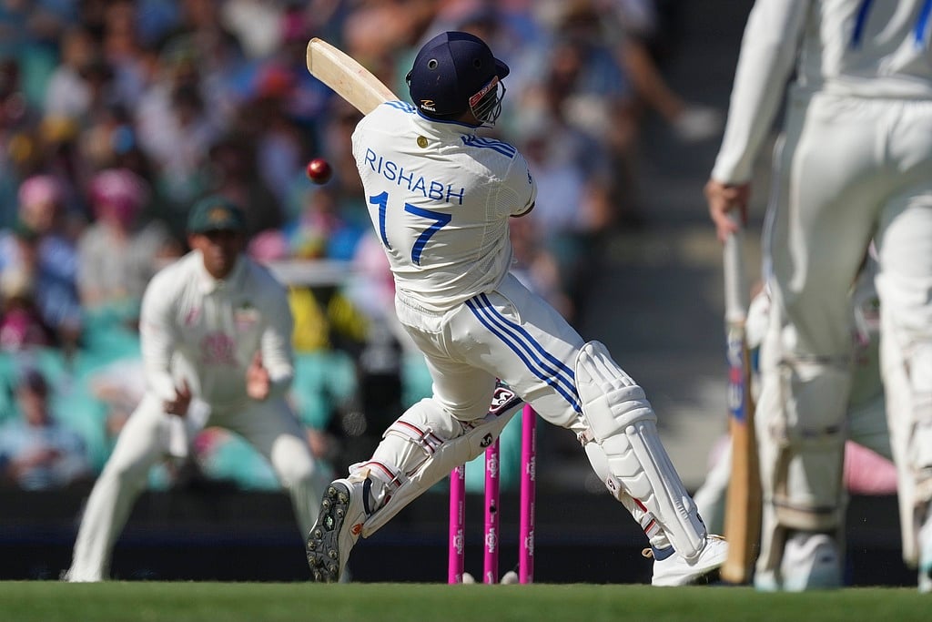 AP/Mark Baker : Rishabh Pant During India Vs Australia, 5th Test Day 2