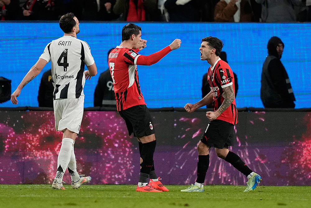 Saudi Italy Soccer Super Cup: AC Milan vs Juventus