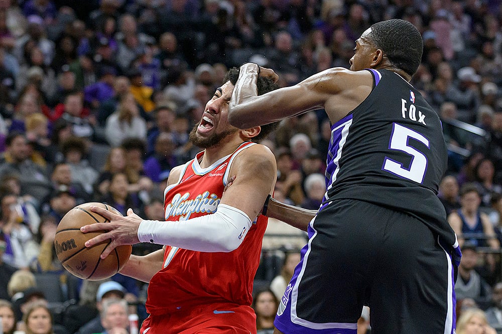 NBA Basketball game Memphis Grizzlies vs Sacramento Kings Basketball photos: Scotty Pippen Jr