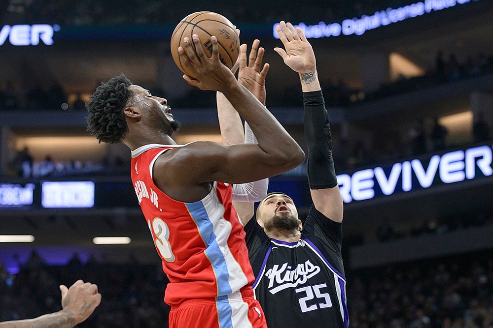 NBA Basketball game Memphis Grizzlies vs Sacramento Kings Basketball photos: Alex Len