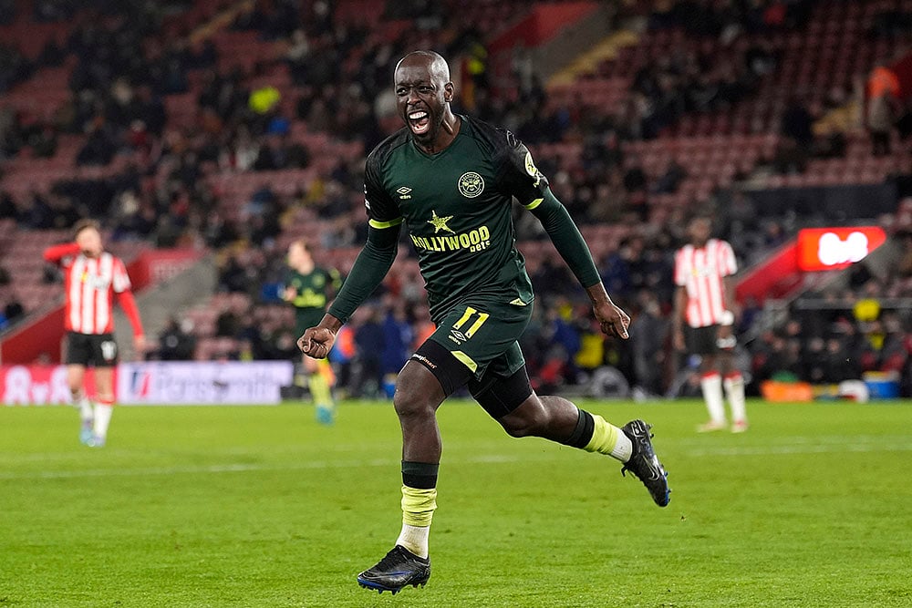 English Premier League soccer match Southampton and Brentford photos: Yoane Wissa