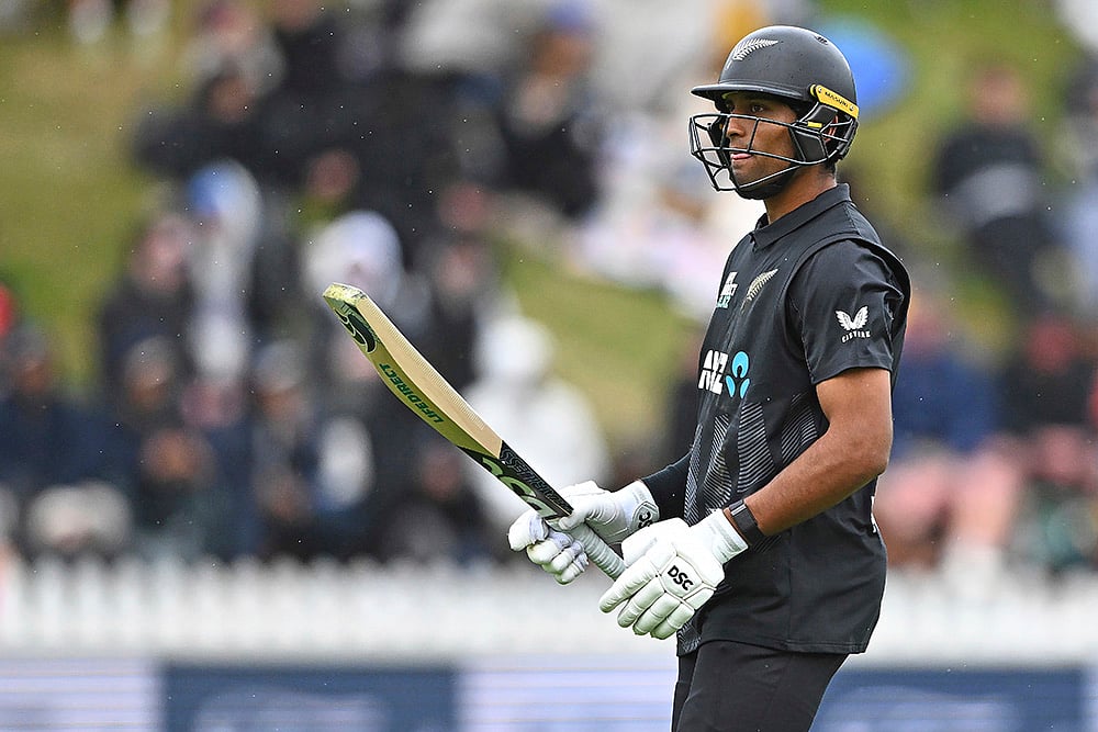 New Zealand vs Sri Lanka Cricket, NZ Vs SL 1st ODI photos: Rachin Ravindra