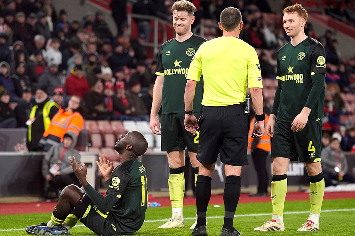 English Premier League soccer match Southampton and Brentford photos: Yoane Wissa
