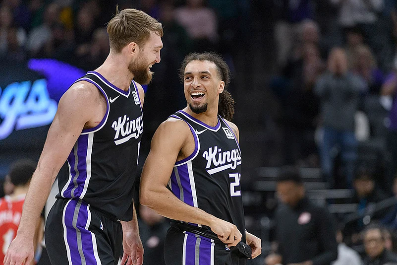 NBA Basketball game Memphis Grizzlies vs Sacramento Kings Basketball photos: Domantas Sabonis