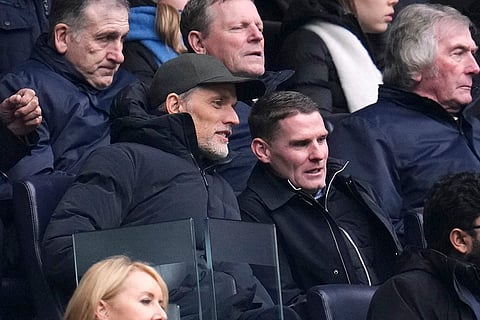 EPL 2024-25: England manager Thomas Tuchel, center left, with his assistant Anthony Barry