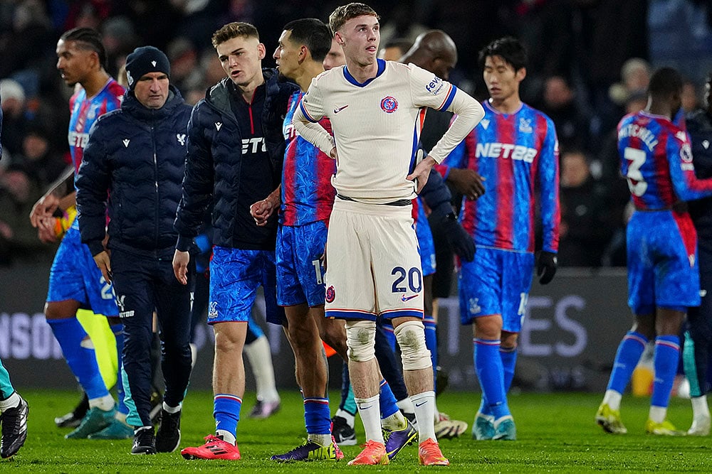 EPL 2024-25: Chelsea's Cole Palmer stands after the match - | Photo: AP/Dave Shopland