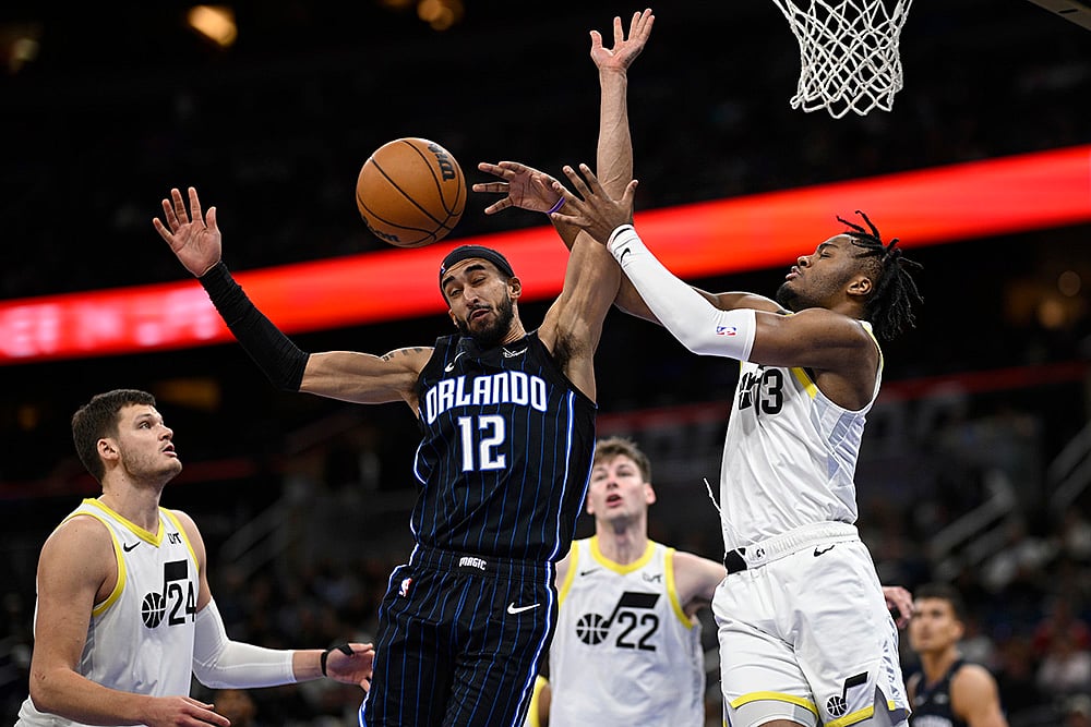 NBA Basketball Utah Jazz vs Orlando Magic pics: Trevelin Queen