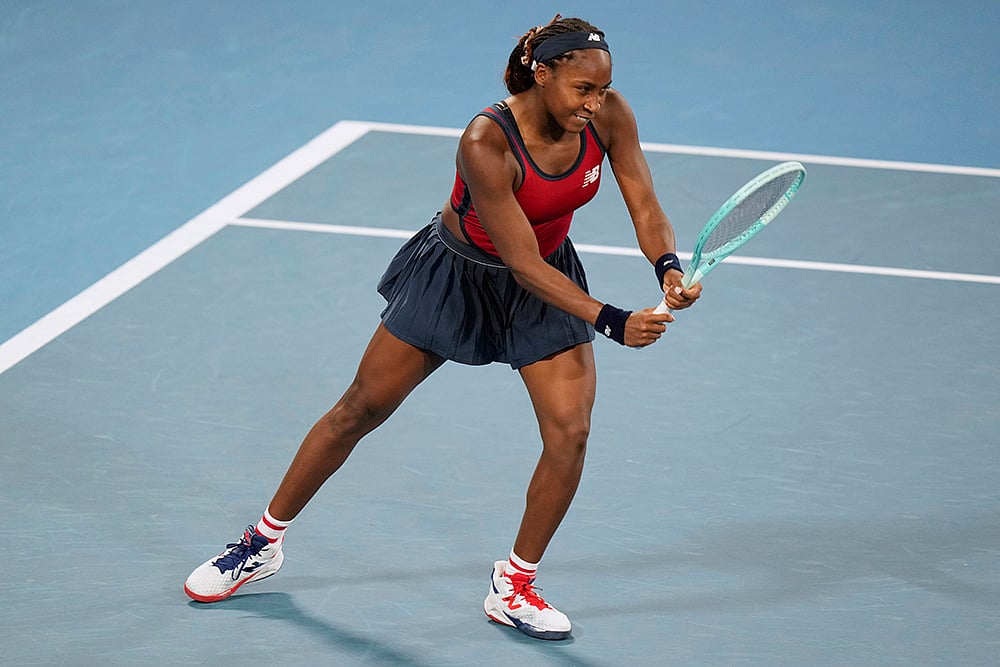 Australia Tennis United Cup USA vs Poland photo gallery: Coco Gauff