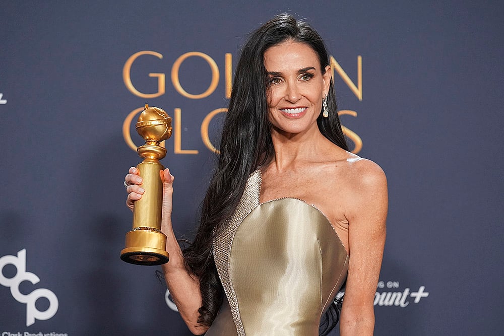 Golden Globes 2025 82nd Golden Globes Award pictures: Demi Moore