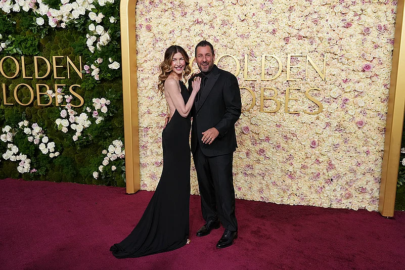 Golden Globes 2025 82nd Golden Globes Award pictures: Jackie Sandler and Adam Sandler