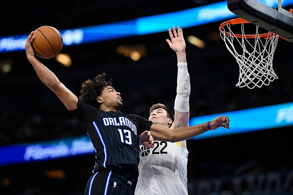 NBA Basketball Utah Jazz vs Orlando Magic pics:  Jett Howard