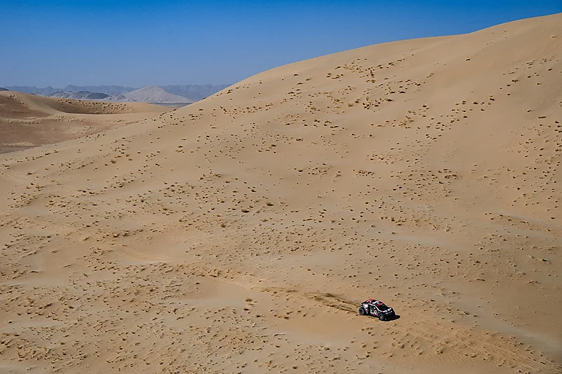 Dakar Rally 2025 Stage 2 In Saudi Arabia Photos: Nasser Al-Attiyah and Edouard Boulanger