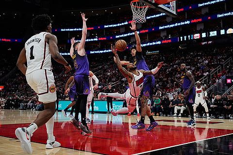 NBA Basketball Game: Houston Rockets vs Los Angeles Lakers