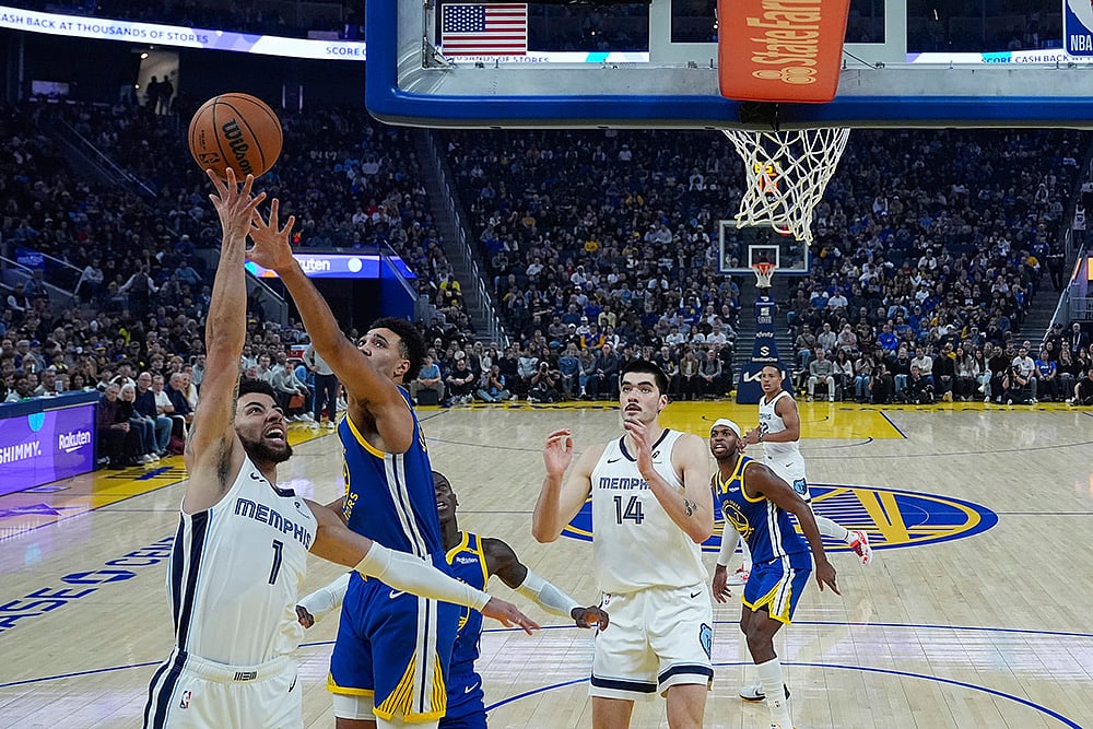 NBA Basketball Memphis Grizzlies vs Golden State Warriors pics: Scotty Pippen Jr. 
