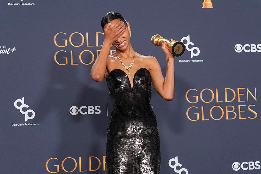 Golden Globes 2025 82nd Golden Globes Award pictures: Zoe Saldana