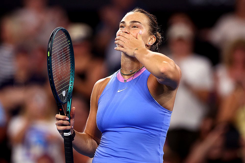 Australia Tennis Brisbane International 2025 Polina Kudermetova vs Aryna Sabalenka photo gallery: 4