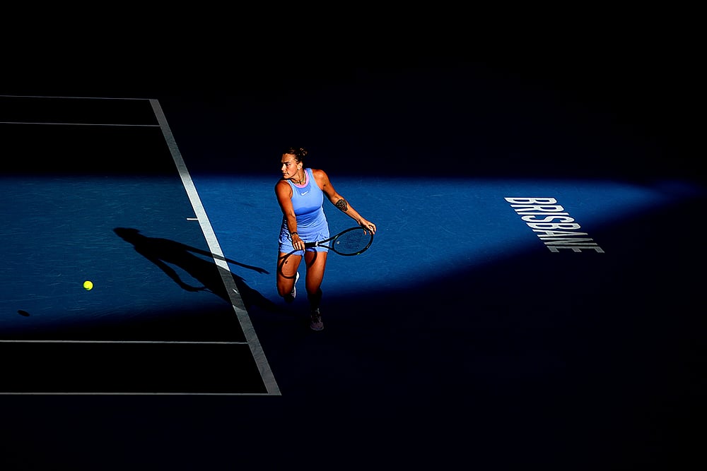 Australia Tennis Brisbane International 2025 Polina Kudermetova vs Aryna Sabalenka photo gallery: 7